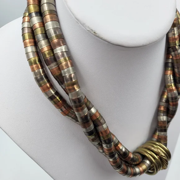 Multi-tone Metal Statement Piece - Picture 5 of 6